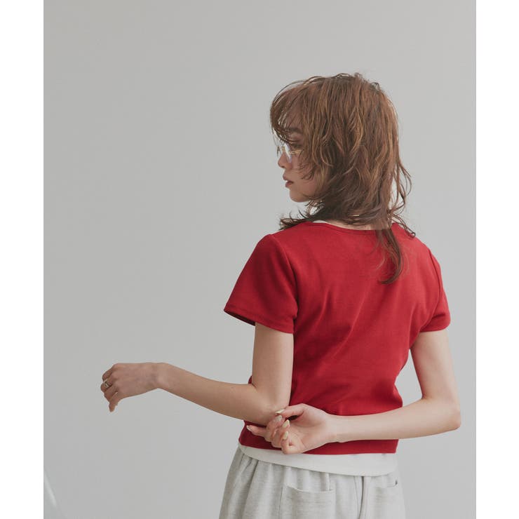 【2026SS新作】ヘンリーネック フライスコンパクトTシャツ | ad thie | 詳細画像34 