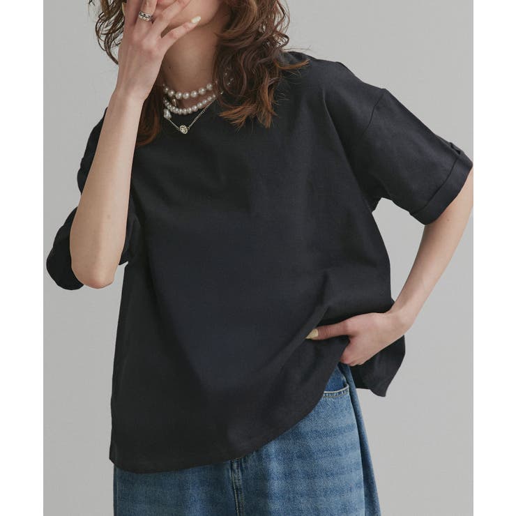 【2026SS新作】ロールアップスリーブTシャツ | ad thie | 詳細画像18 