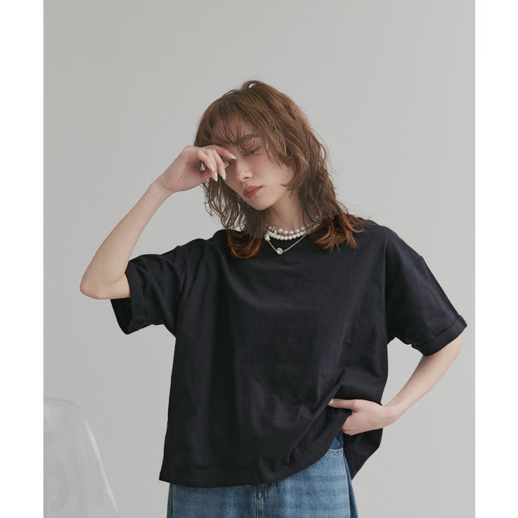 【2026SS新作】ロールアップスリーブTシャツ | ad thie | 詳細画像19 