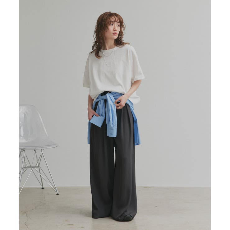 【2026SS新作】ロールアップスリーブTシャツ | ad thie | 詳細画像2 