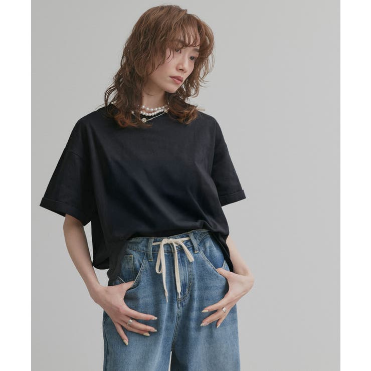 【2026SS新作】ロールアップスリーブTシャツ | ad thie | 詳細画像22 