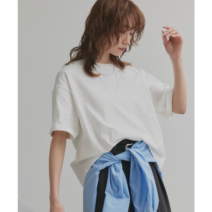 【2026SS新作】ロールアップスリーブTシャツ | ad thie | 詳細画像5 