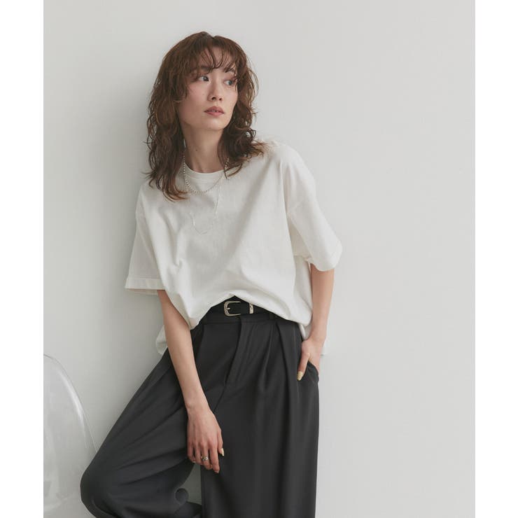 【2026SS新作】ロールアップスリーブTシャツ | ad thie | 詳細画像6 