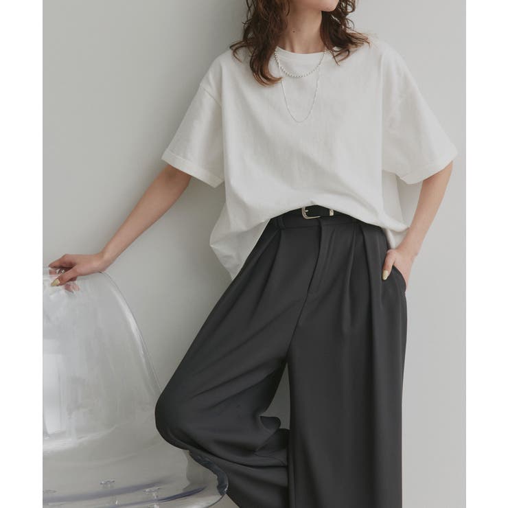 【2026SS新作】ロールアップスリーブTシャツ | ad thie | 詳細画像7 