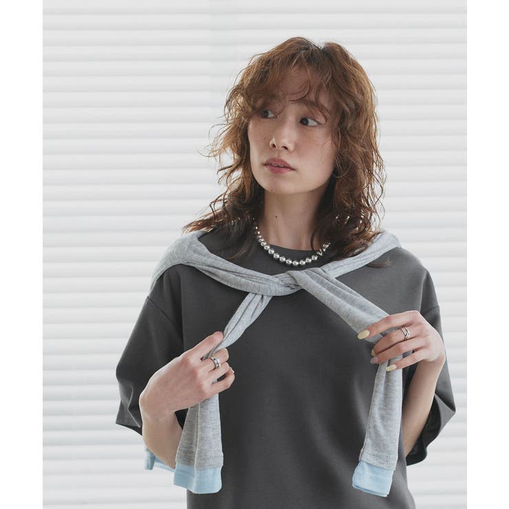 【2026SS新作】ベーシック オーバーサイズTシャツ | ad thie | 詳細画像22 