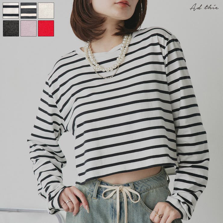 【2026SS新作】アソート ショート丈ロンT | ad thie | 詳細画像1 