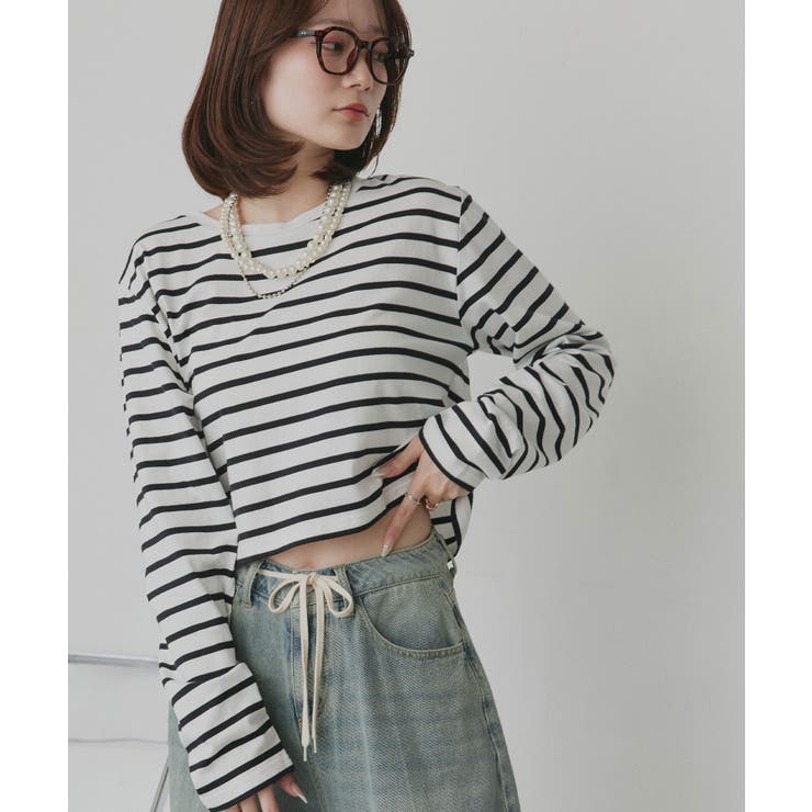 【2026SS新作】アソート ショート丈ロンT | ad thie | 詳細画像5 