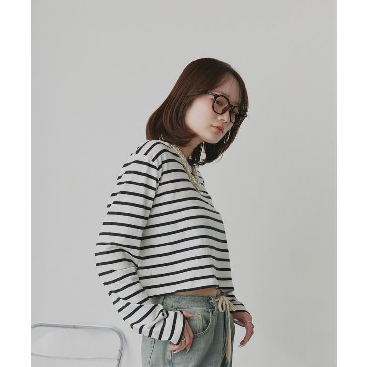 【2026SS新作】アソート ショート丈ロンT | ad thie | 詳細画像6 