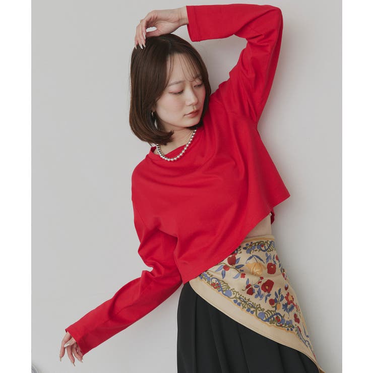 レッド | 【2026SS新作】アソート ショート丈ロンT | ad thie