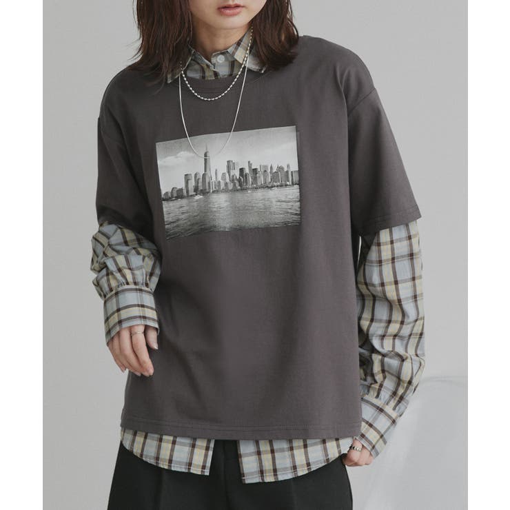 チャコール | 【2026SS新作】アソート フォトプリントTシャツ | ad thie
