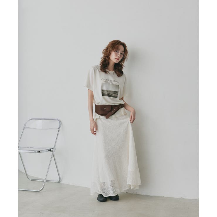 【2026SS新作】アソート カップ付きフォトプリントTシャツ | ad thie | 詳細画像12 