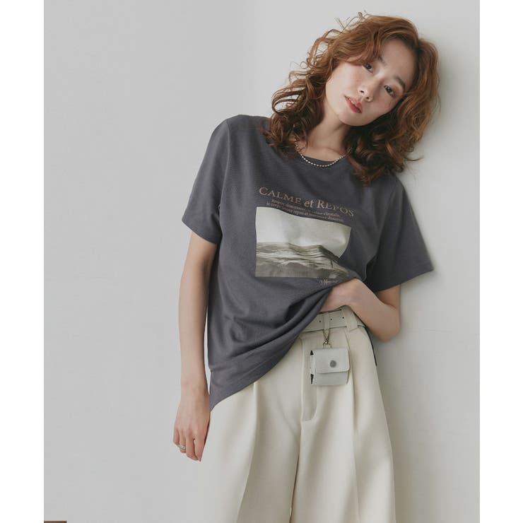 【2026SS新作】アソート カップ付きフォトプリントTシャツ | ad thie | 詳細画像17 