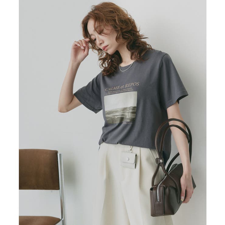 【2026SS新作】アソート カップ付きフォトプリントTシャツ | ad thie | 詳細画像22 
