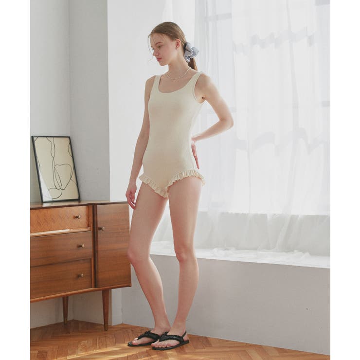 【新品未使用】リボンワンピーススイムウェア　エステラケー Estella.K 水着 Beach Bliss Swimwear リボンワンピーススイムウェア