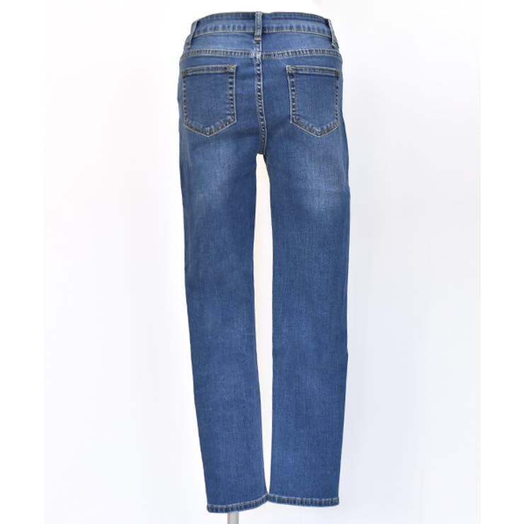 ストレッチダメージスキニーパンツ スキニー ボトム | ad thie | 詳細画像19 