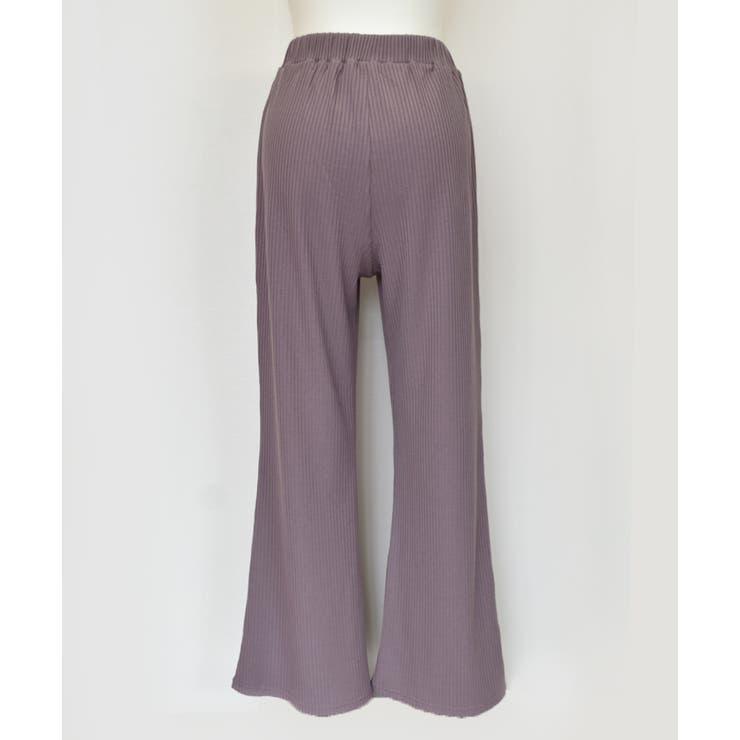 リブイージーカットパンツ レディース パンツ | ad thie | 詳細画像39 