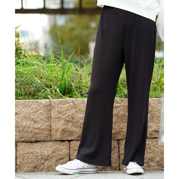 リブイージーカットパンツ レディース パンツ | ad thie | 詳細画像16 