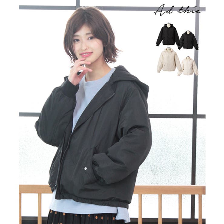 ファイバー Times Ma 1リバーシブルコート 春 夏 ジャンパー 品番 Adew Ad Thie アドティエ のレディースファッション通販 Shoplist ショップリスト