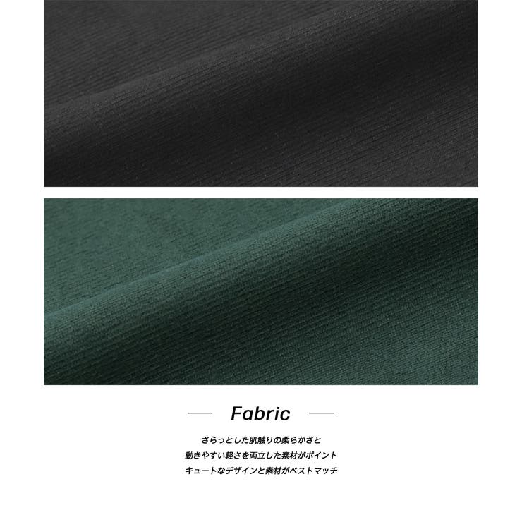 センターシームスリットパンツ マリンボタン セミフレア | ad thie | 詳細画像21 