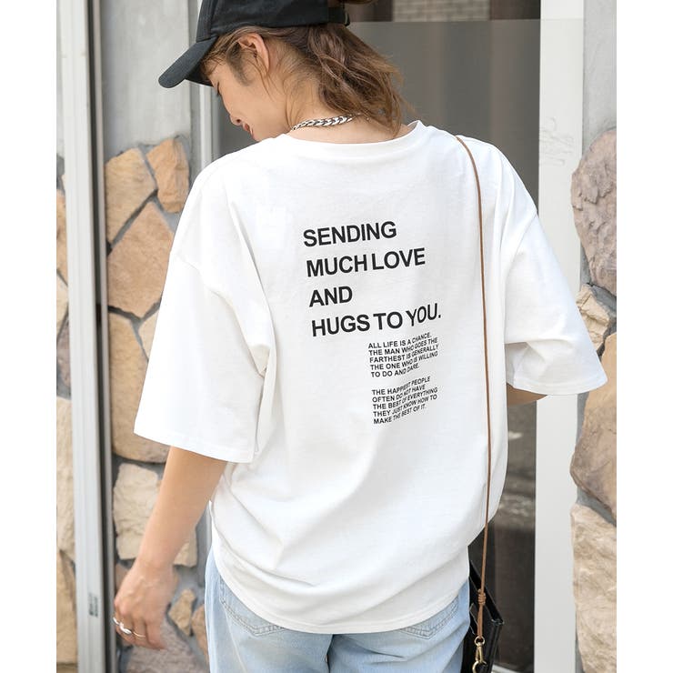 コットン100％ 刺繍ロゴTシャツ[品番：ADEW0003665]｜ad  thie（アドティエ）のレディースファッション通販｜SHOPLIST（ショップリスト）