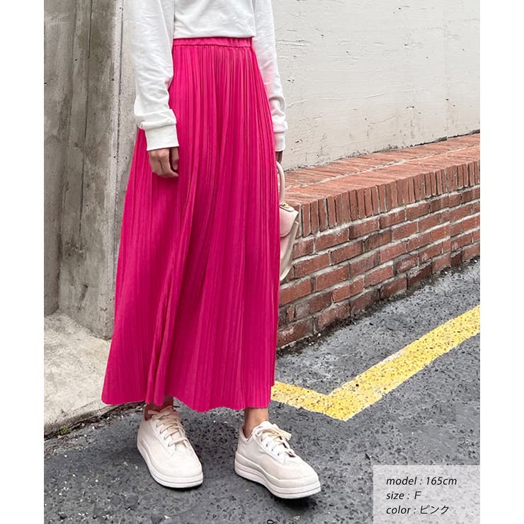 ピンクの夏用スカート　110  薄めで涼しい　後ろゴム