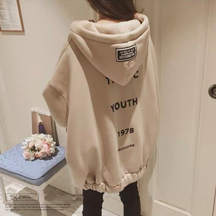 バック ロゴ Zip 裏起毛 パーカー スウェット 秋服 秋 冬服 冬 品番 Adew Ad Thie アドティエ のレディース ファッション通販 Shoplist ショップリスト