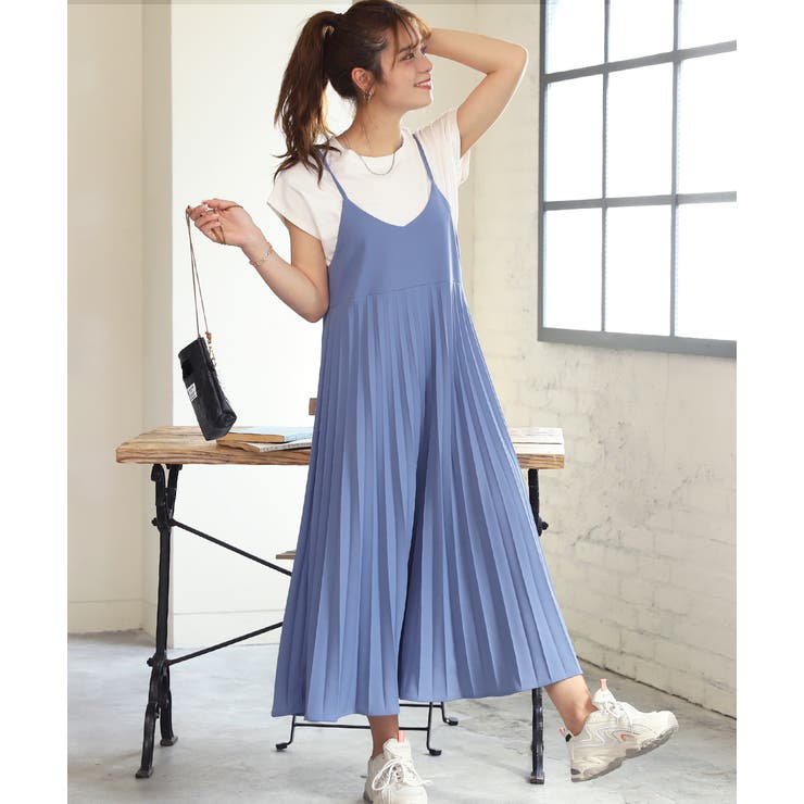 プリーツキャミワンピース ロング キャミワンピ 品番 Adew Ad Thie アドティエ のレディースファッション通販 Shoplist ショップリスト