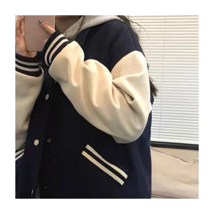 裏起毛スタジャン | ad thie | 詳細画像6 