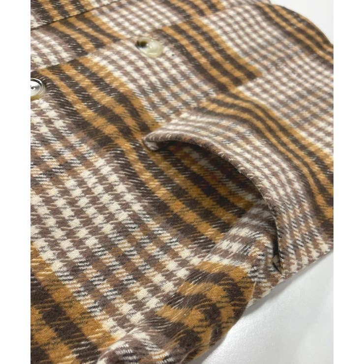 起毛チェックテーラージャケット | ad thie | 詳細画像13 