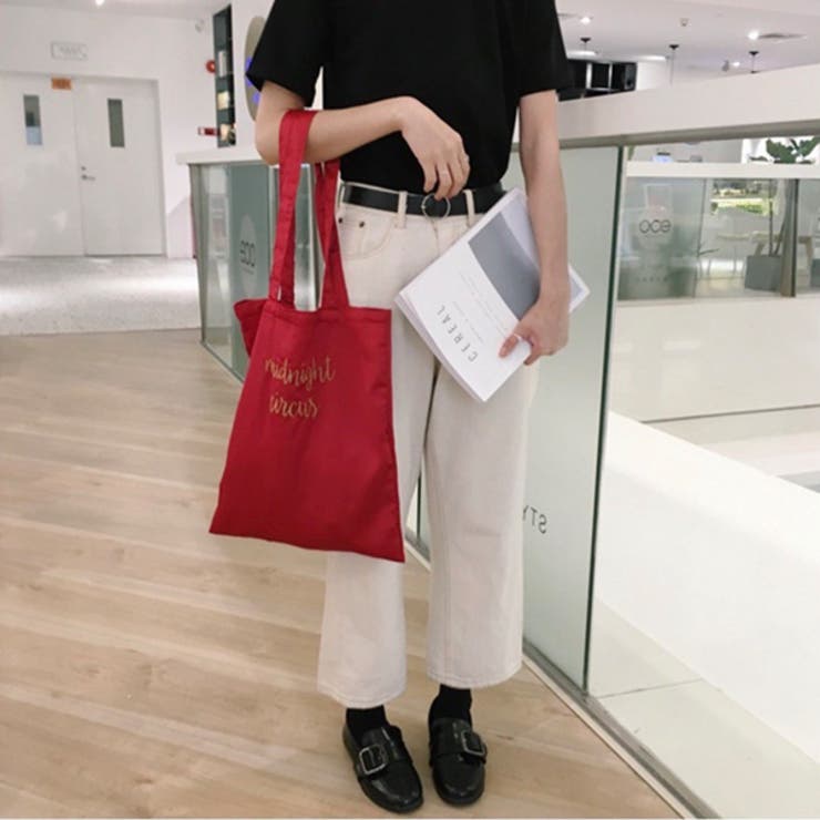 ロゴ刺繍 トートバッグ 春  冬 | ad thie | 詳細画像15 