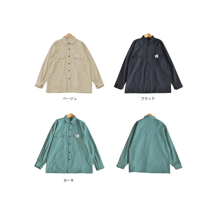 ワークシャツ タグ付き ビッグシルエット[品番：ADEW0000856