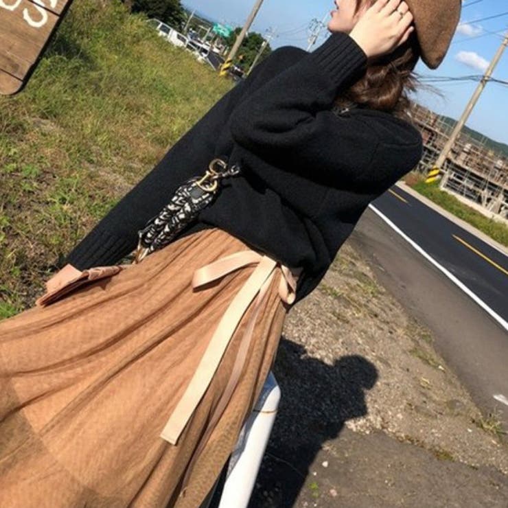 カラーニット プルオーバー | ad thie | 詳細画像12 