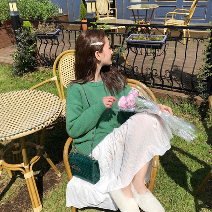 カラーニット プルオーバー | ad thie | 詳細画像16 