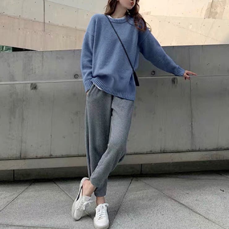 カラーニット プルオーバー | ad thie | 詳細画像4 