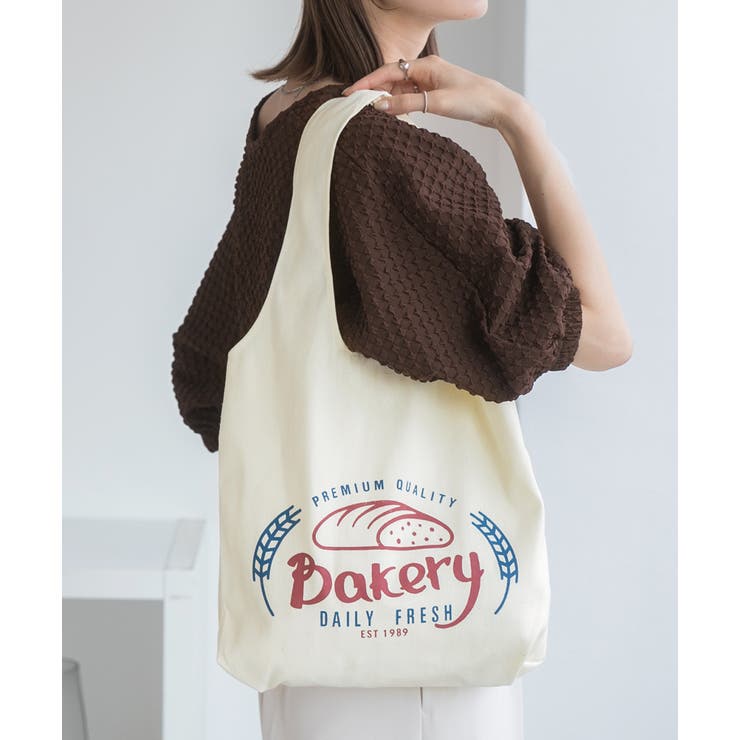 Bakery | トライアングルロゴトートバッグ  春  冬 | ad thie