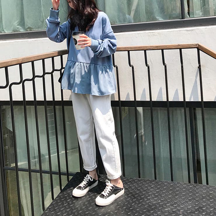 フレアカットソー ゆったり チュニック丈 | ad thie | 詳細画像11 