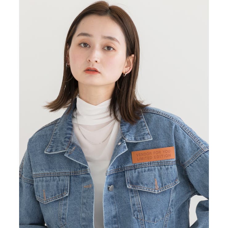 acka denim short jacket デニムショートジャケット デニムショートJK[品番：ADEW0000833]｜ad thie（アドティエ）の