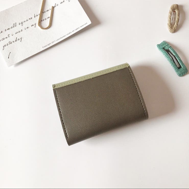 バイカラーミニ財布 春 冬[品番：ADEW0000810]｜ad thie（アドティエ