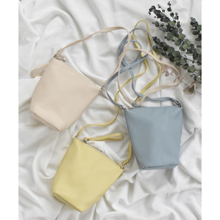 ミニバック スマホショルダー 小物入れ パステル 内ポケット | ad thie | 詳細画像5 