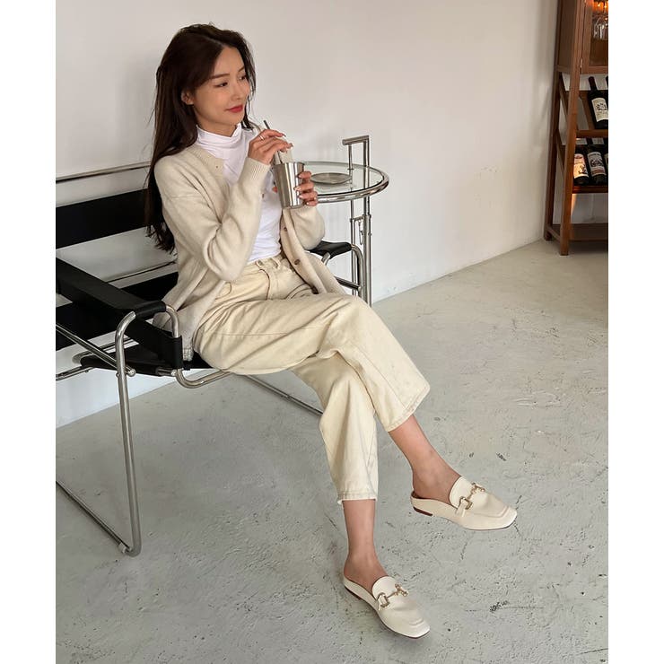 スクエアミュールスリッパローファー | ad thie | 詳細画像13 