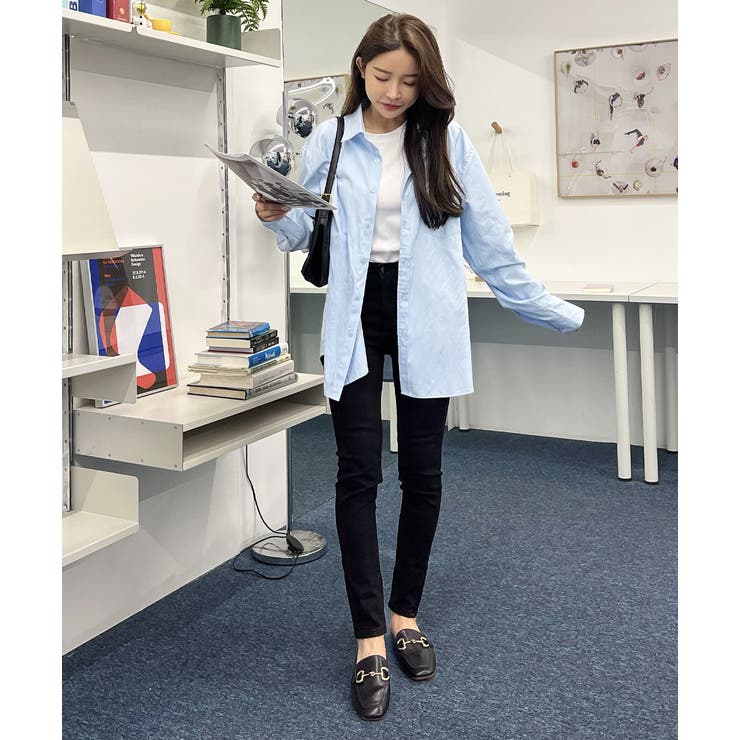 スクエアミュールスリッパローファー | ad thie | 詳細画像5 