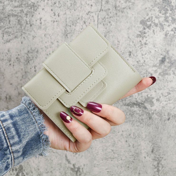 ライトグレー | パステル三つ折りマルチケース | ad thie