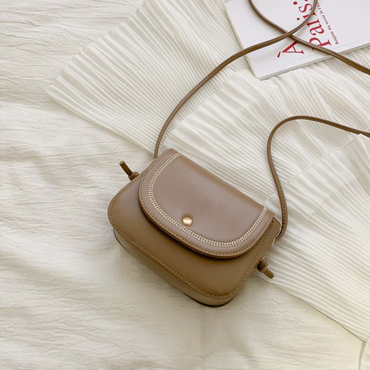 ヴィンテージ風 ステッチ ミニショルダーバッグ | ad thie | 詳細画像20 