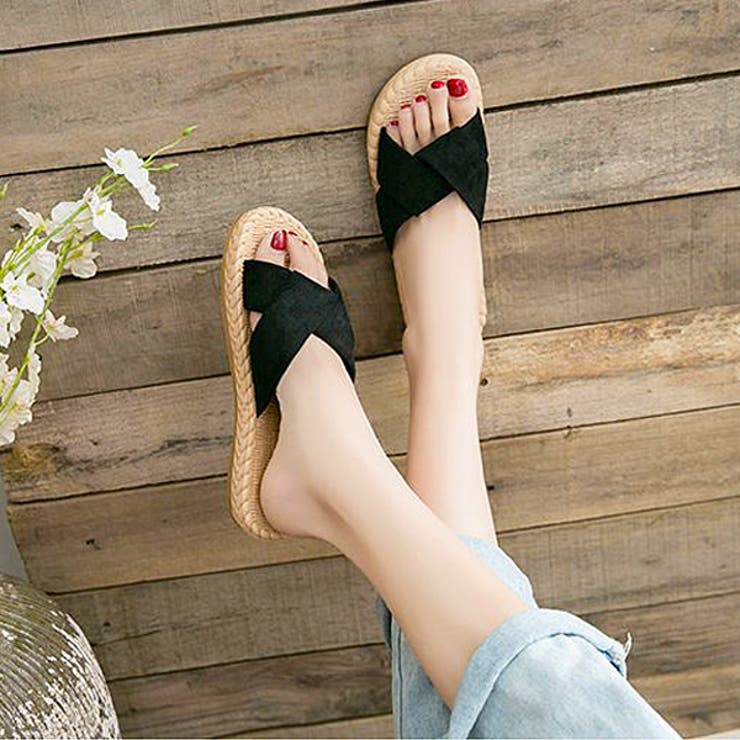 クロスベルト フラット サンダル | ad thie | 詳細画像12 