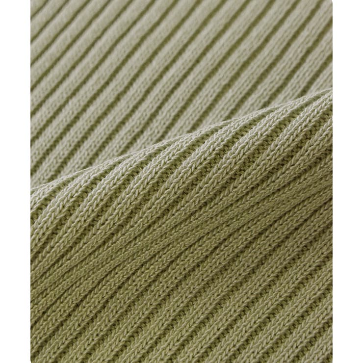 リブニット オープンショルダートップス | ad thie | 詳細画像14 