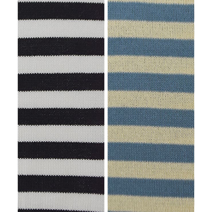 ちらっと肩見せ ボーダーサマーニット | ad thie | 詳細画像15 