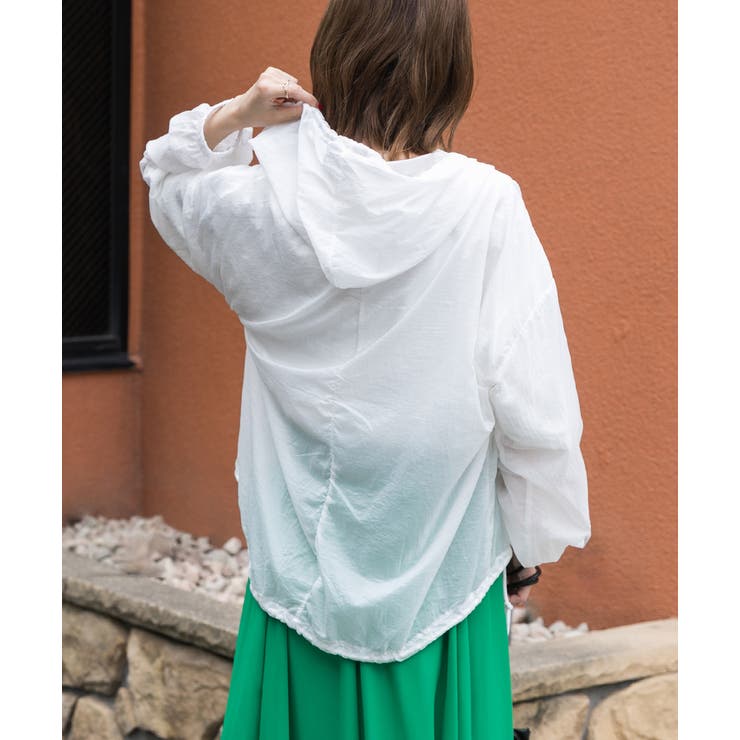 フード付き シアーマウンテンパーカー[品番：ADEW0003720]｜ad thie