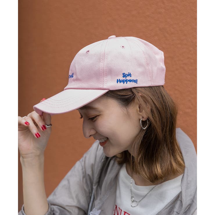 コットン100% 刺繍ロゴキャップ カラフル | ad thie | 詳細画像11 