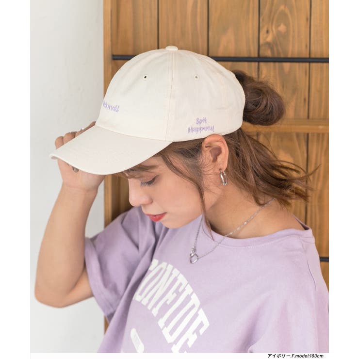 コットン100% 刺繍ロゴキャップ カラフル | ad thie | 詳細画像14 