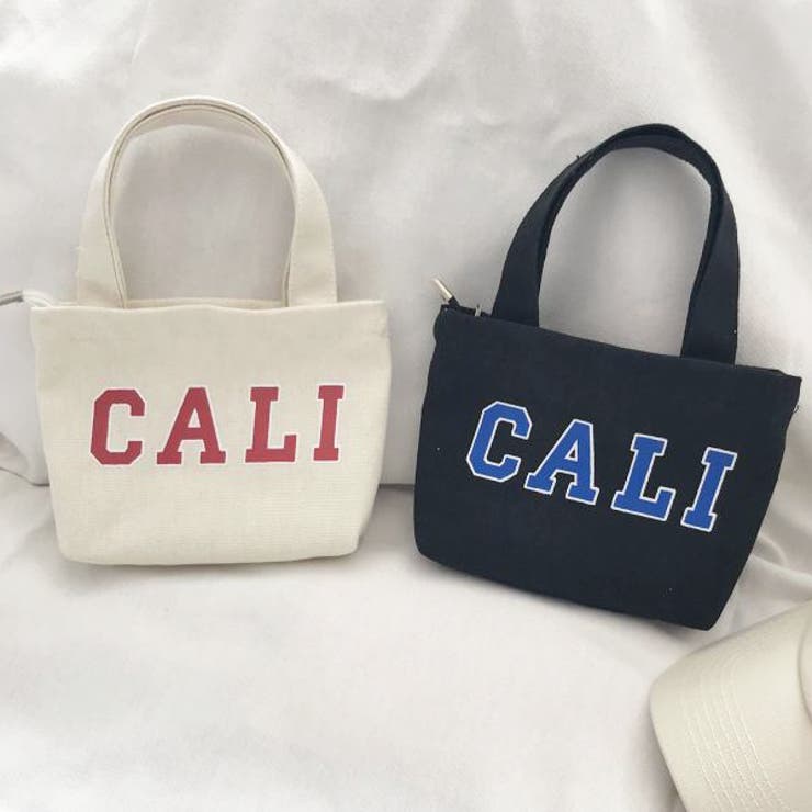 ロゴ ファスナー付き キャンバスミニバッグ | ad thie | 詳細画像3 